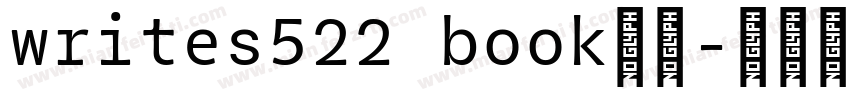 writes522 book字体字体转换